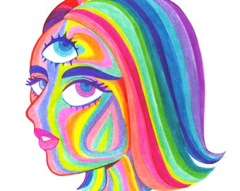 Rainbow Lady D