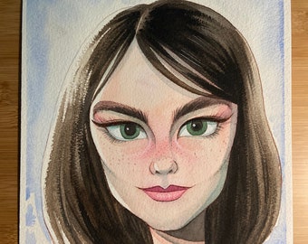 Björk in Watercolor