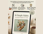 Sustainable Weight Loss Guide | Healthy Habits Journal | Wellness & Lifestyle Planner | Digital Download PDF.nouvovousebooks