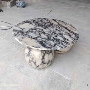 Calactta Viola Marble Side Table, Coffee Table, Marble Coffee Table, Calacatta Marble Coffee Table, Special Coffee Table, Calacatta Marble