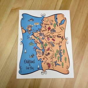 Oakland Art Print (8 x 10)