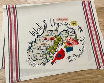 West Virginia Kitchen/Tea Towel