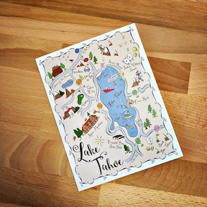 Lake Tahoe Note Card