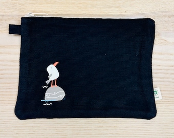 Curious Seagull Zip Pouch