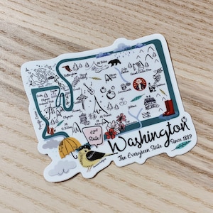 Washington State Vinyl Sticker