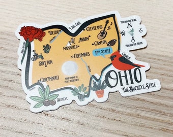 Ohio State Vinyl Sticker