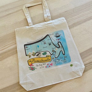 Massachusetts Tote Bag