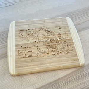 Catalina Island Bamboo Cheese Board Small