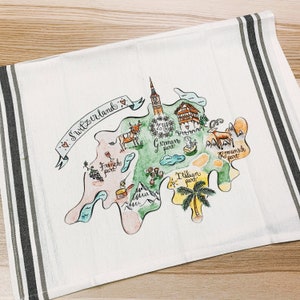 Switzerland Kitchen Tea Towel