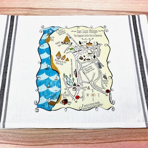 San Luis Obispo Bamboo Cutting Board Large