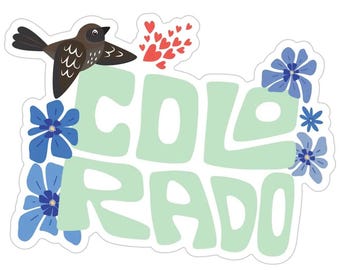 Colorado Calligraphic Vinyl Sticker