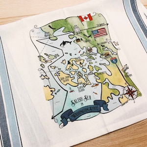 Salish Sea, Washington Kitchen/Tea Towel