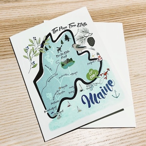 Maine Note Card