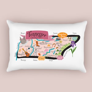 Tennessee Canvas Pillow Cover