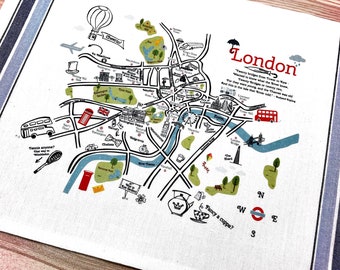 London Canvas Pillow Cover (Design 1)