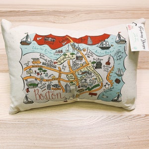 Boston Canvas Pillow Cover