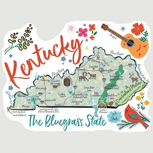 Kentucky State Vinyl Sticker