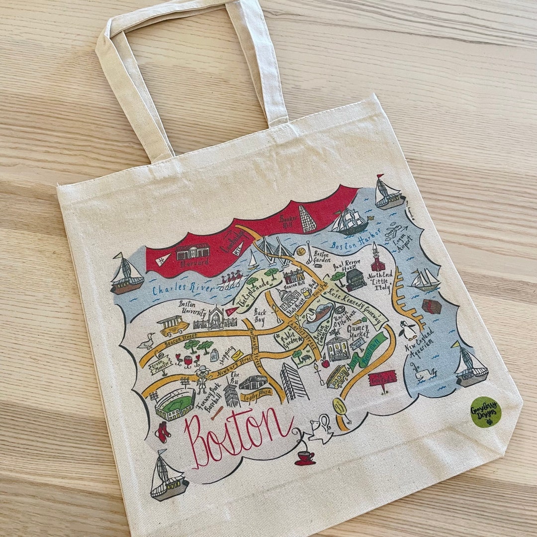 Boston Tote Bag - Etsy