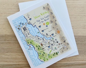 Silicon Valley Note Card