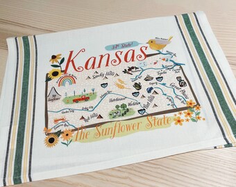 Paño de cocina/té de Kansas