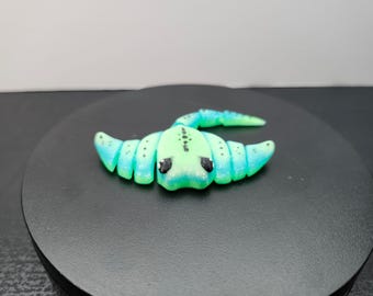 3D Printed Articulated Stingray Wigglet Fidget Toy
