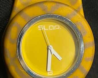 SLAPWATCH Żółty Wzorzysty