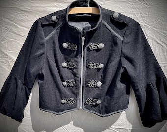 Chaqueta estilo militar japonesa vintage única
