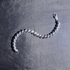 Italian Sterling Silver San Marco Chain Bracelet - 7.5”
