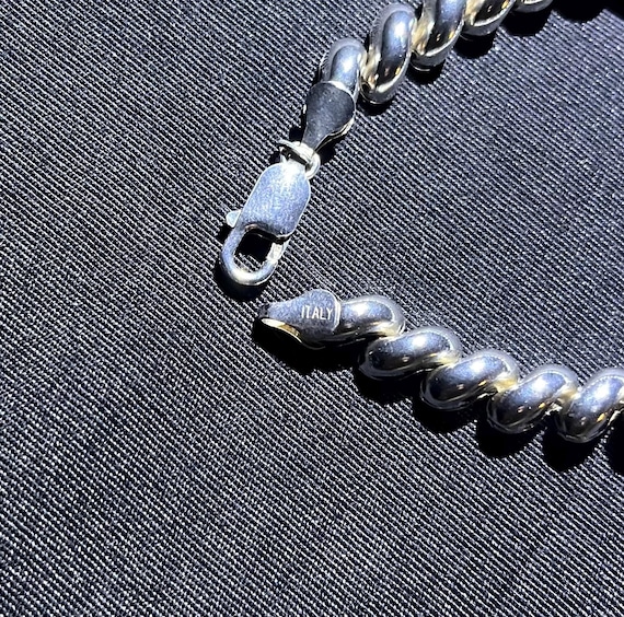 イタリア製スターリングシルバー サンマルコチェーン