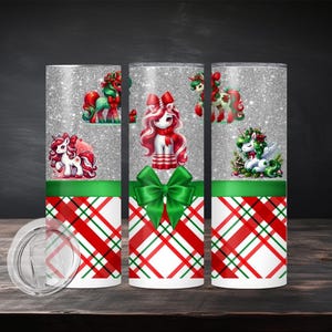 Little pony Christmas tumbler   - 20 oz tumbler