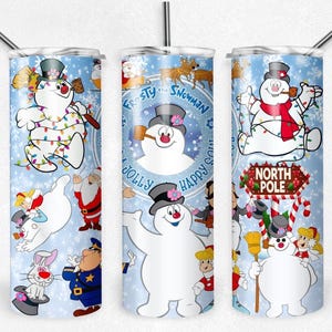 Frosty the snowman 20 oz tumbler