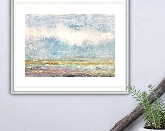 After the rain   - Beautiful  abstract expressionist painting inspired by dreamy abstract landscapes.