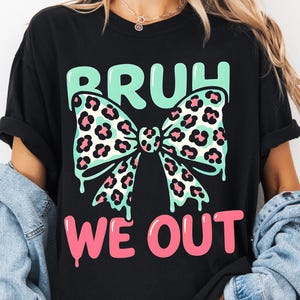 Lazo de coqueta Último día de clases Png, Fin de clases Png, Escuela de niñas Png, Maestra de escuela retro Png, Camiseta del último día de clases