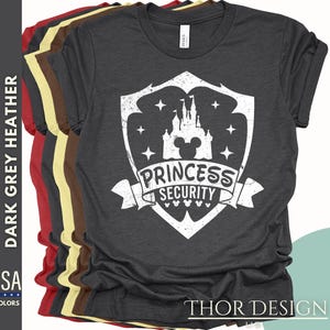 Retro Princess Security Father’s Day Shirt, Disney Princess Tee, Security Dad Shirt, Disney World Shirt, Boyfriend Gift for Vacation