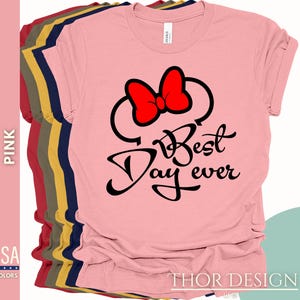 Disney Best Day Ever Shirt - Disneyworld Family Tee - Magic Kingdom Retro Disney Vacation Shirt - Disneyland Matching Family Shirt