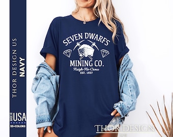 Seven Dwarfs Mining Co. Shirt, WDW Matching Family Tee, Mine Train Ride Shirt, Snow White Inspired, Magic Kingdom Adventure Shirt