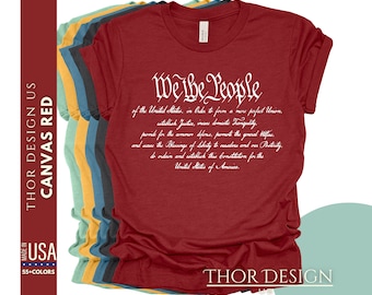 We the People Shirt - American History 1776 Independence Day - Patriotic Labor Day T-shirt - 1776 Independence Day - 4th of July T-shirt