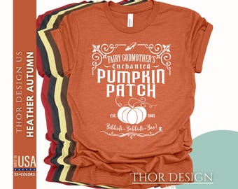 Cinderella Pumpkin Patch Shirt - Enchanted Pumpkin Tee - Fairy Godmother's Magical Pumpkin Patch Shirt - Autumn Cinderella Shirt