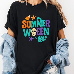 Summerween Vibes Shirt, Cute Summerween Shirt, Summerween Vibes Summer Halloween Shirt, Summer Ween, Spooky Season Tee, Summerween Shirte
