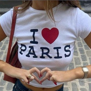 I Love Paris Shirt, Cute France French Heart Gift I Love Paris Shirt, Cute France French Heart Gift