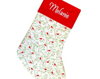 Christmas Sock, Personalized Christmas Stocking, Family Christmas Stocking, Embroidered Stocking, Family Stocking