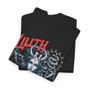 Lilith Take the Wheel Snake Tee, Dark Goddess Serpent Shirt, Occult Feminine Power Top, Gothic Sigil Witch T-Shirt, Infernal Vibes Tee, DTG