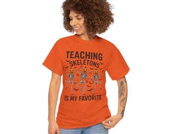 Teaching Skeletons T-Shirt, Educator Gift, Anatomy Shirt, Halloween Costume, Teacher Appreciation, Science Student Tee