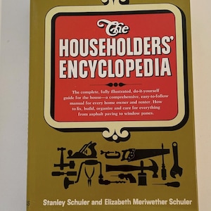 The Householder&#39;s Encyclopedia Vintage Hardcover Schuler