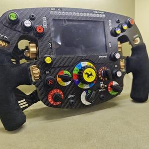 SF70 Sim Racing Formula Steering Wheel F1 simracing Ferrari Simhub compatible