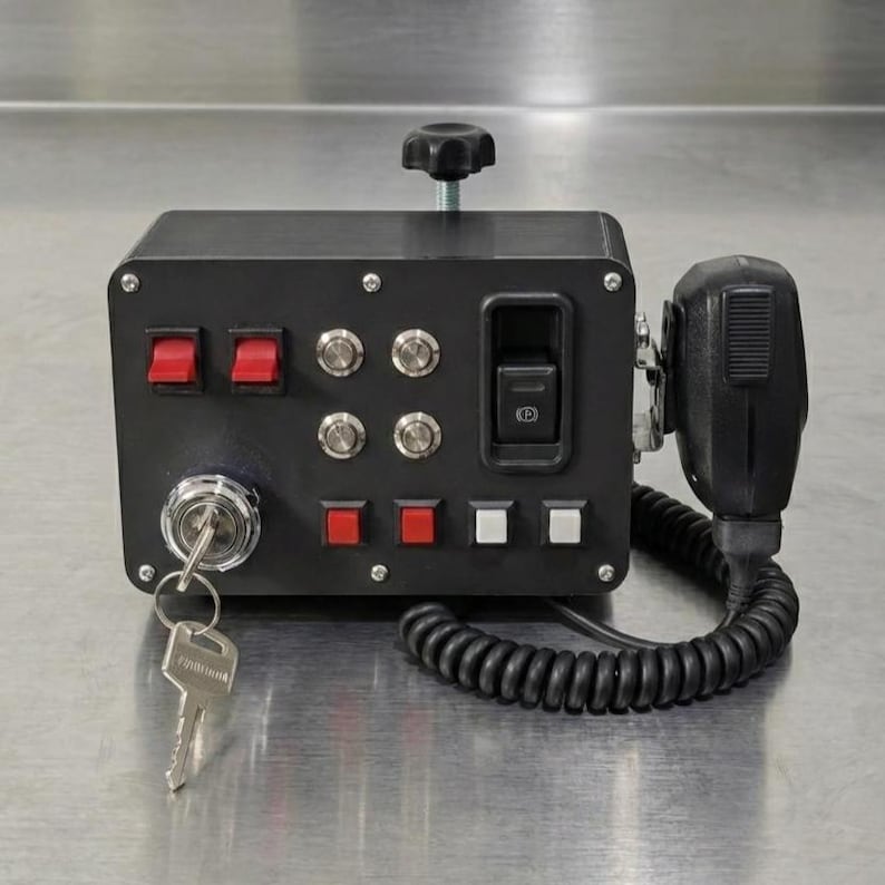 Simulator Control Box Truck Simulator Control Box With Handheld Mic – USB Plug & Play (PC ...