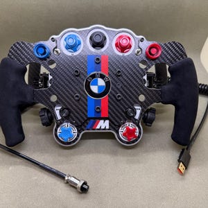 BMW GT Sim Racing Wheel Carbon Fiber Simracing Wheel Simhub compatible
