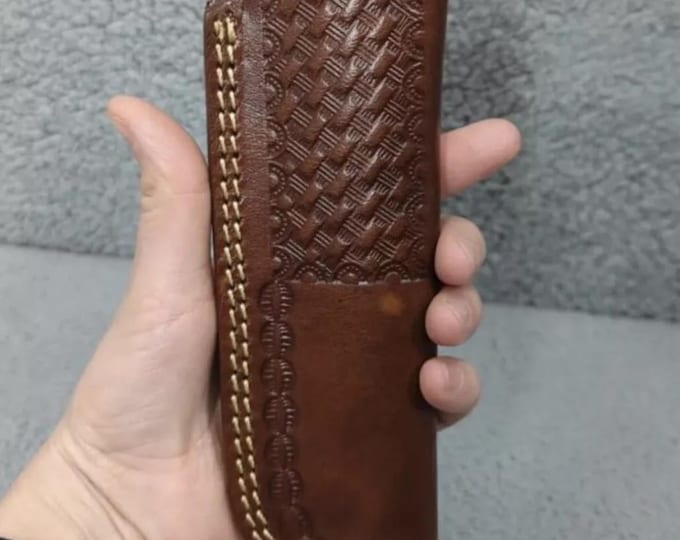 Custom HandMade Leather Knife Sheath Fixed Blade Belt Sheath Knives Holster Gift For Boys Father Gift For Him