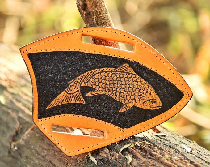 Handmade Fix Blade Knife Leather Sheath Knives Holster Pancake Leather Belt Sheath Best Christmas Gift Men's BoyFriend Father Gift