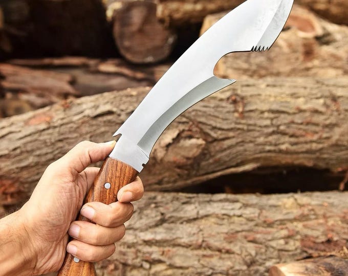 Handmade Traditional Kukri knife with sheath | Bushcraft Kukri knife| Hunting knife | Gurkha knife |Camping knife| Outdoors Gift for Him/Her